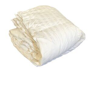 Hotel Grand Full/Queen Down Duvet Box Pleat White